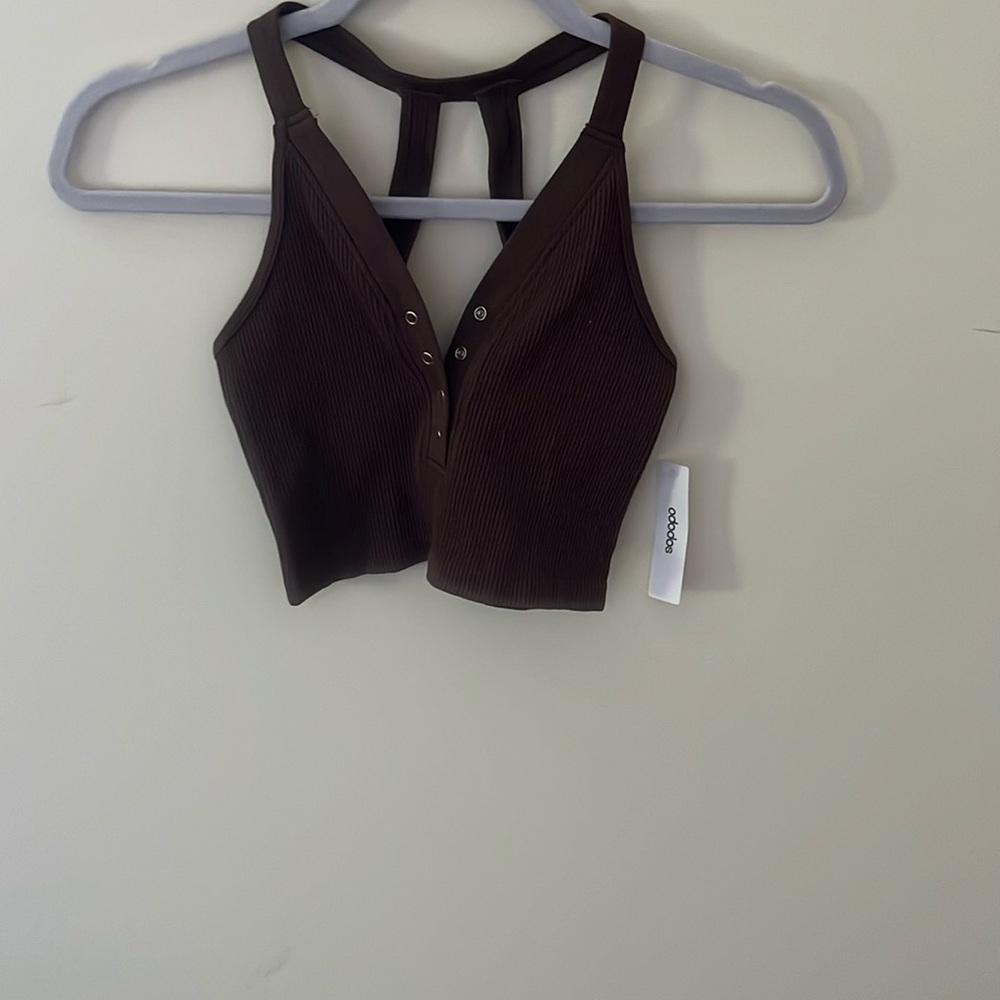 Brown tank top!
